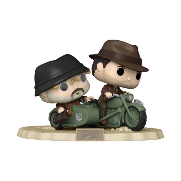 Funko POP! Super Deluxe Indiana Jones & Henry Jones Sr. Amazon Exclusive - Picture 1 of 3